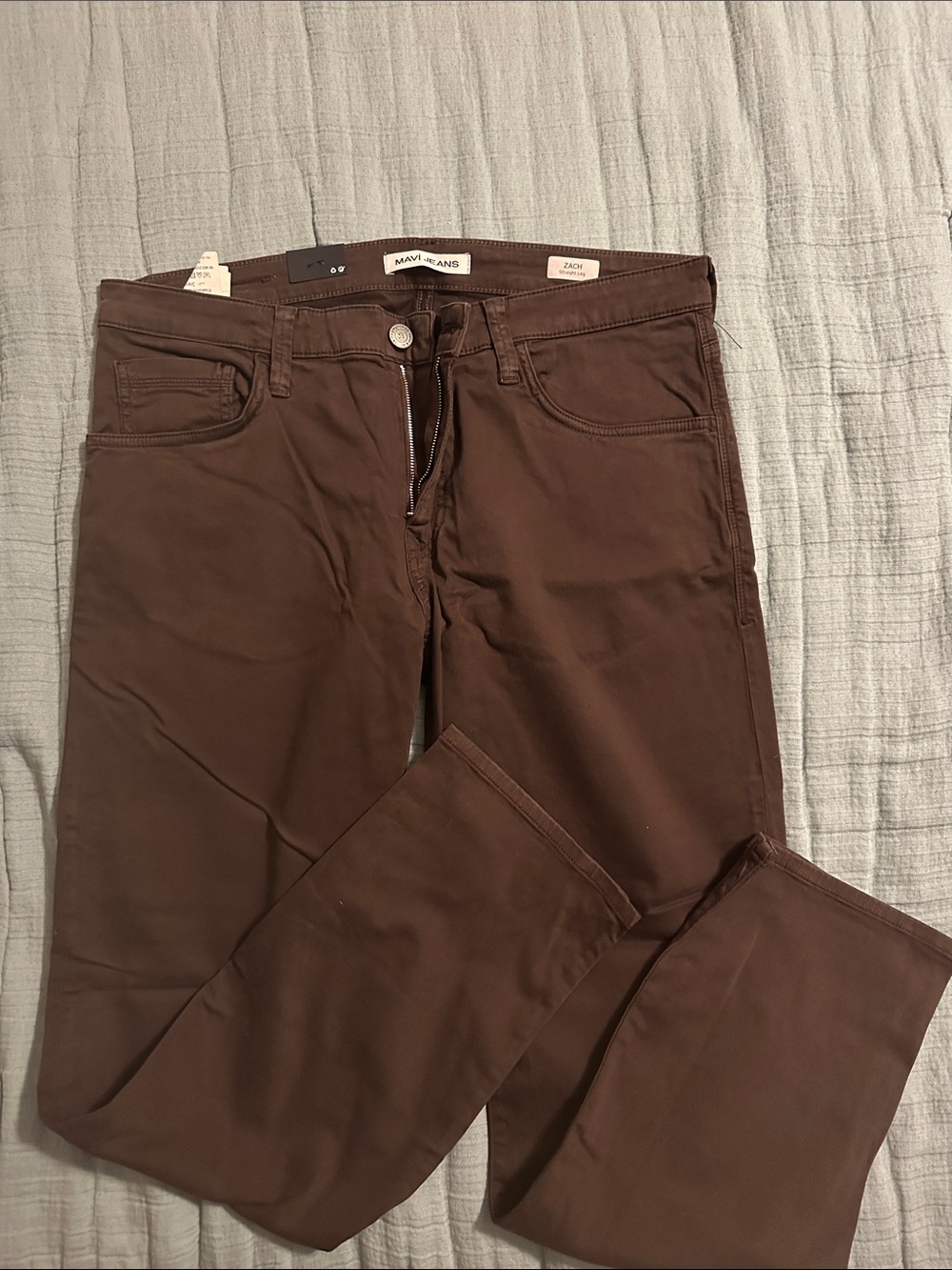 Mavi Straight Jeans in Brown